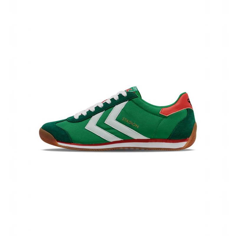 Hummel Stadion Nylon Sneakers Damen Grün | 797998-588